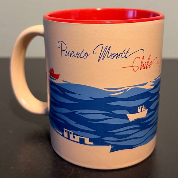 Set of 2 CHILE Souvenir Mugs ~ Puerto Montt & Los Lagos Region ~ South America - Picture 9 of 15